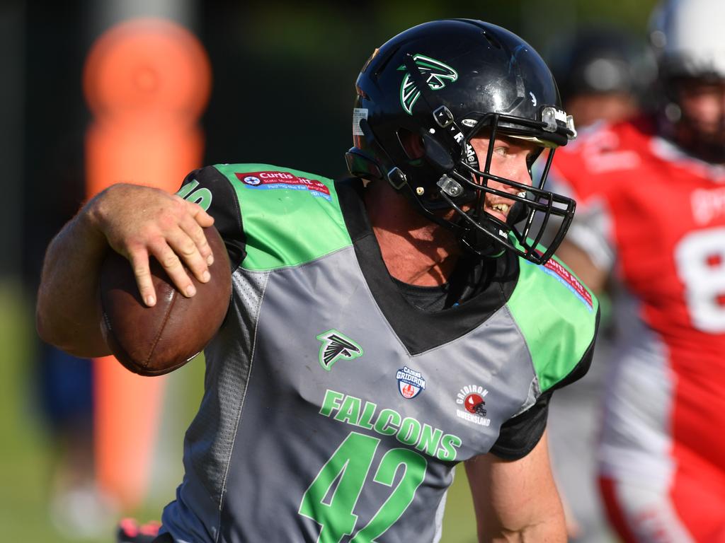 Falcons’ Jake Leumann. Picture: Evan Morgan