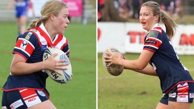 (L-R) Sisters April and Katie Stevens are taking their game to another level via the Camden Rams. Pictures: Warren Gannon Photography.