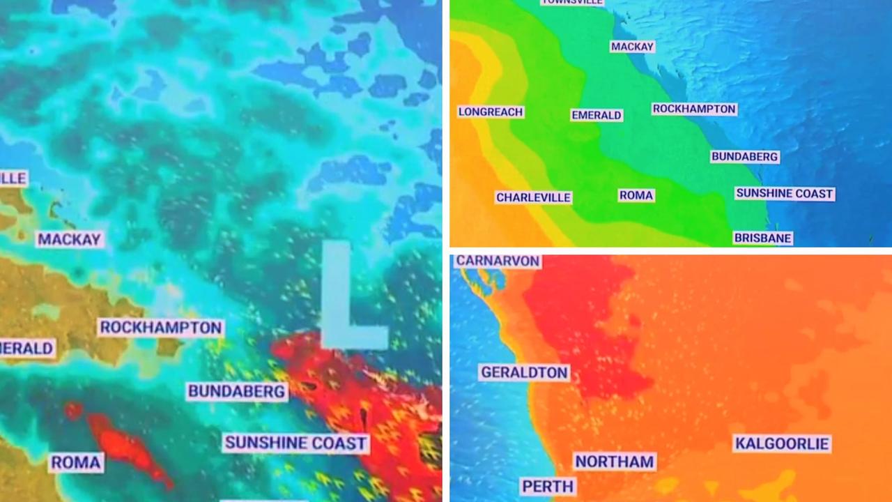 Brisbane, Sydney, Perth weather Forecast for heavy rain in Qld, heat