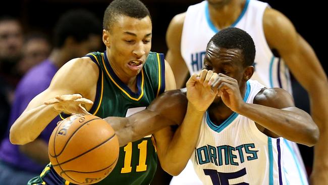 Dante Exum #11 of the Utah Jazz has had a mixed rookie year.