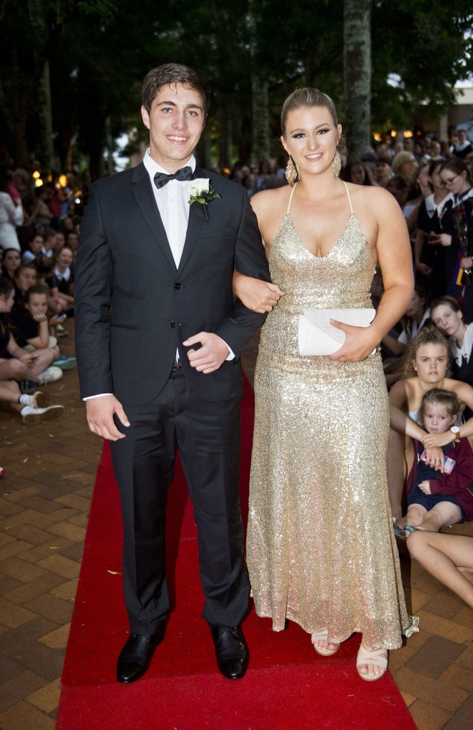 ( From left ) Max Hemming and Lily Sevil. Picture: Nev Madsen
