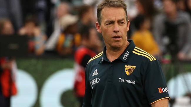 Alastair Clarkson is coaching his 13th season at Hawthorn. Picture: Wayne Ludbey