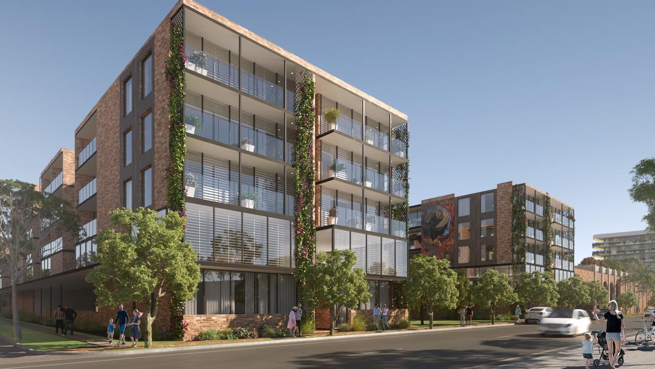 An artist impression showing part of the $250m Locale development’s 200 apartments. Picture: Renewal SA