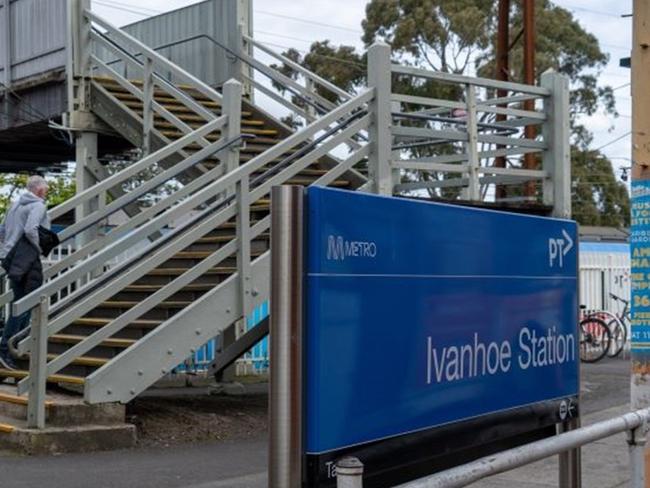 Ivanhoe train station is one of 26 stations in Melbourne that does not have fully installed tactile grounds surface indicators.