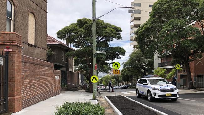 Police have closed off part of Forbes Street