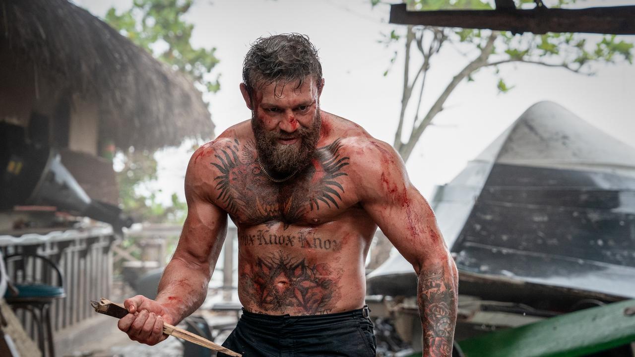 A promotional shot of Conor McGregor from the new Road House movie. Photo: Amazon Content Services LLC