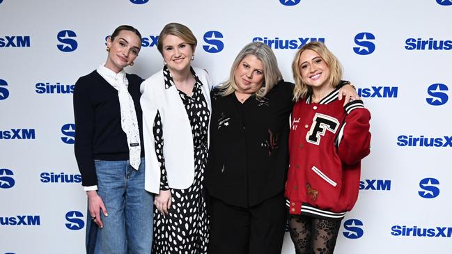 The supporting cast of Kinda Pregnant, L-R: Brianne Howey, Jillian Bell, Urzila Carlson and Lizze Broadway. Picture: Getty