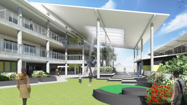 The design of Coomera's new $64m school which is having the first sod turned on it tomorrow