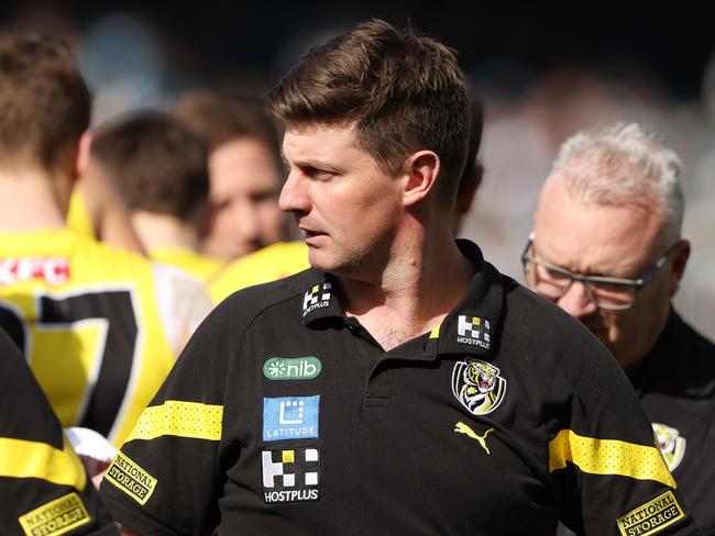 Andrew McQualter during his stint with the Tigers. Picture: Getty Images