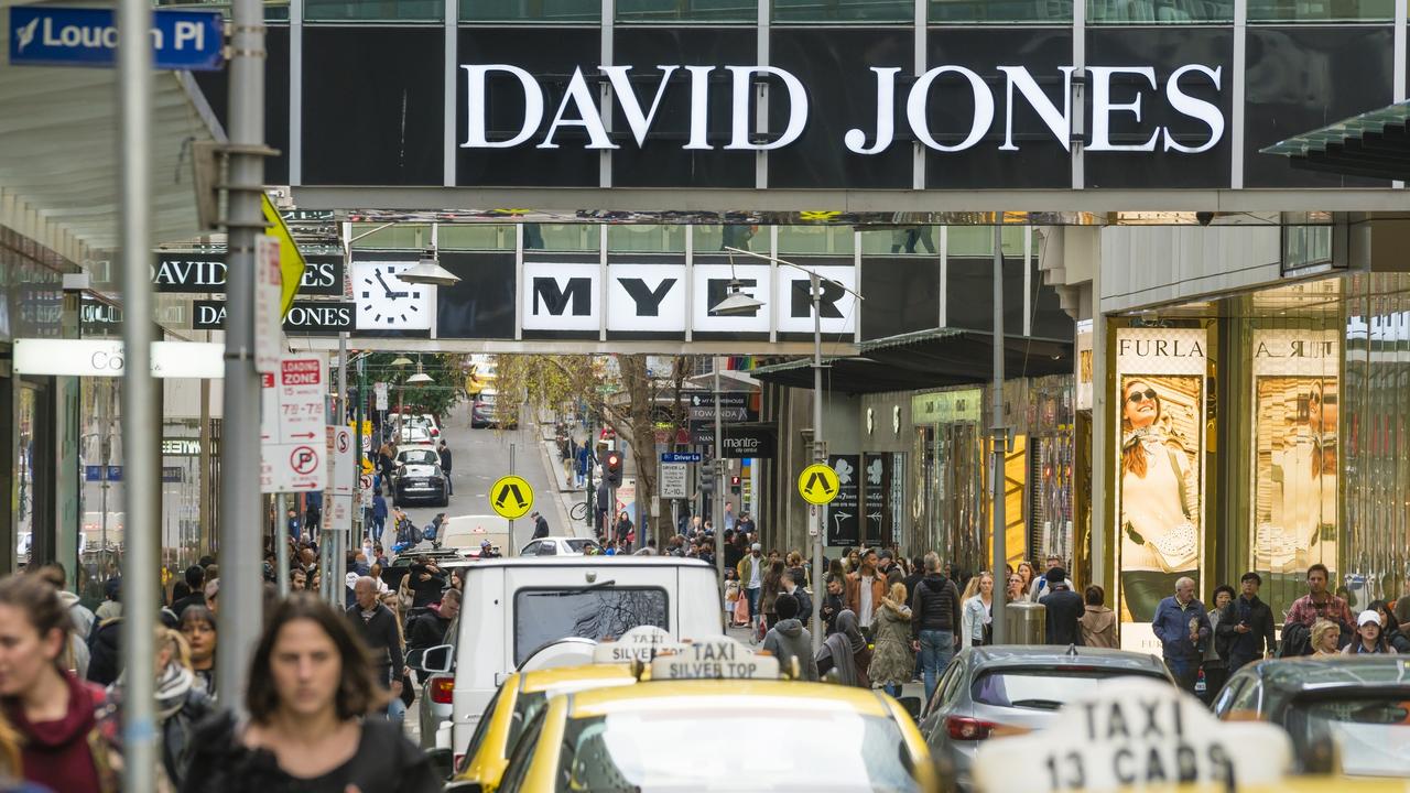 Myer and David Jones are downsizing their stores in an effort to cut costs.