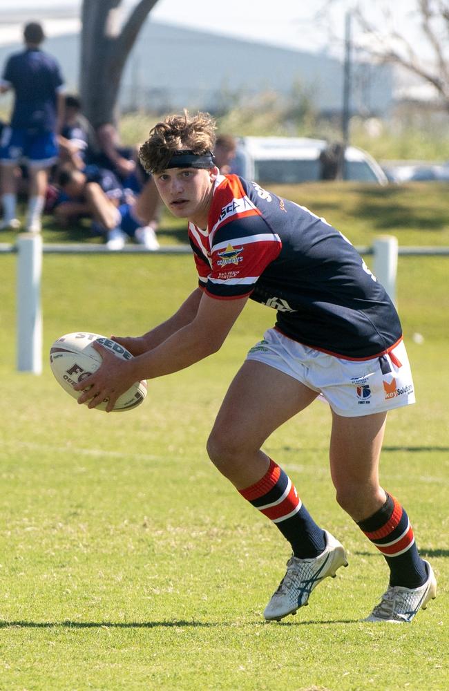 Xavier Kerrisk at the Aaron Payne Cup 2023 Saint Patrick's College versus Ignatius Park College match picture: Michaela Harlow