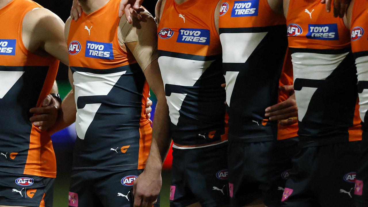 Several GWS Giants players have been fined and suspended. Photo: Phil Hillyard.