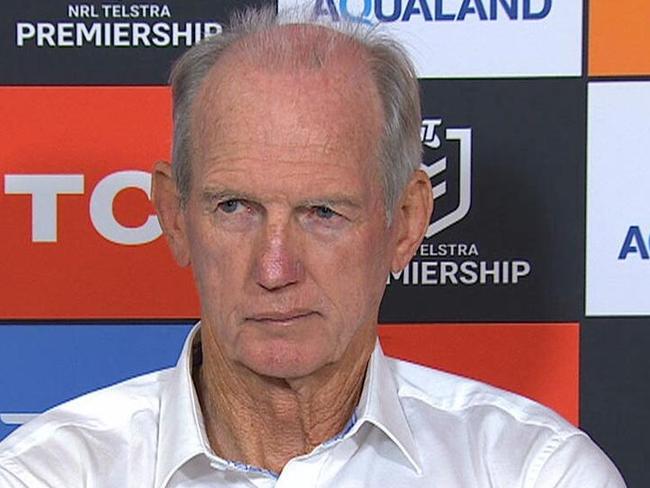 Wayne Bennett wasn't in the mood