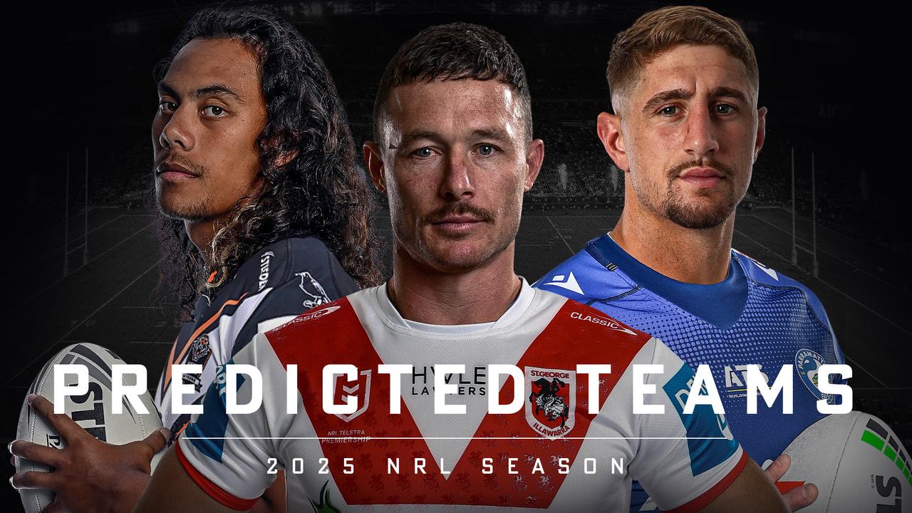 NRL 2025 Predicted Round 1 teams, ins and outs, Jarome Luai, Wests