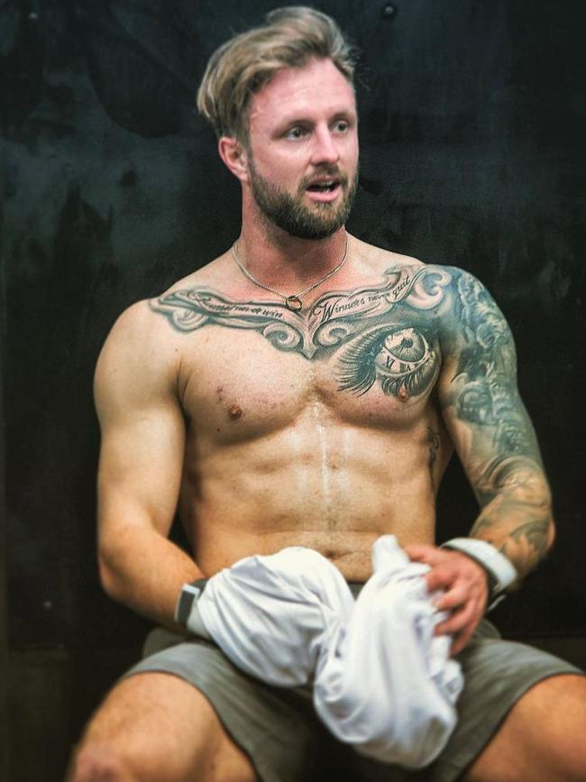 Geelong's most ripped bodies - Gus Bell. Picture: Instagram