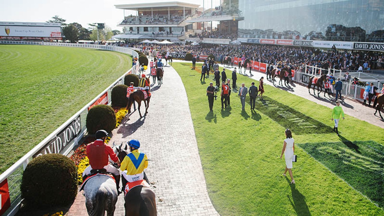 The Caulfield mounting yard. Photo: Getty Images.