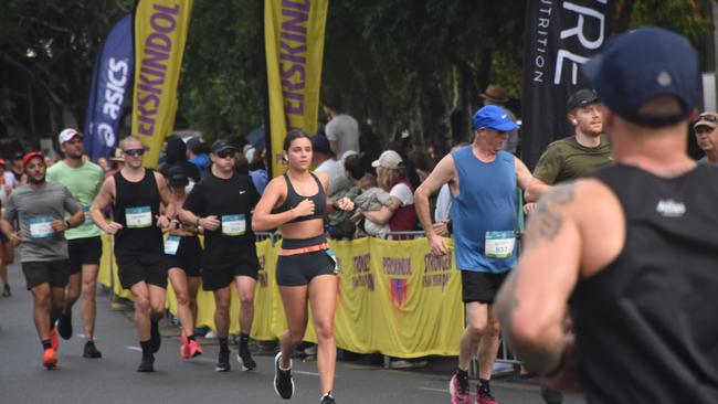 Some of the magic moments and action from the ASICS Runaway Noosa Marathon. Photo: Mark Furler