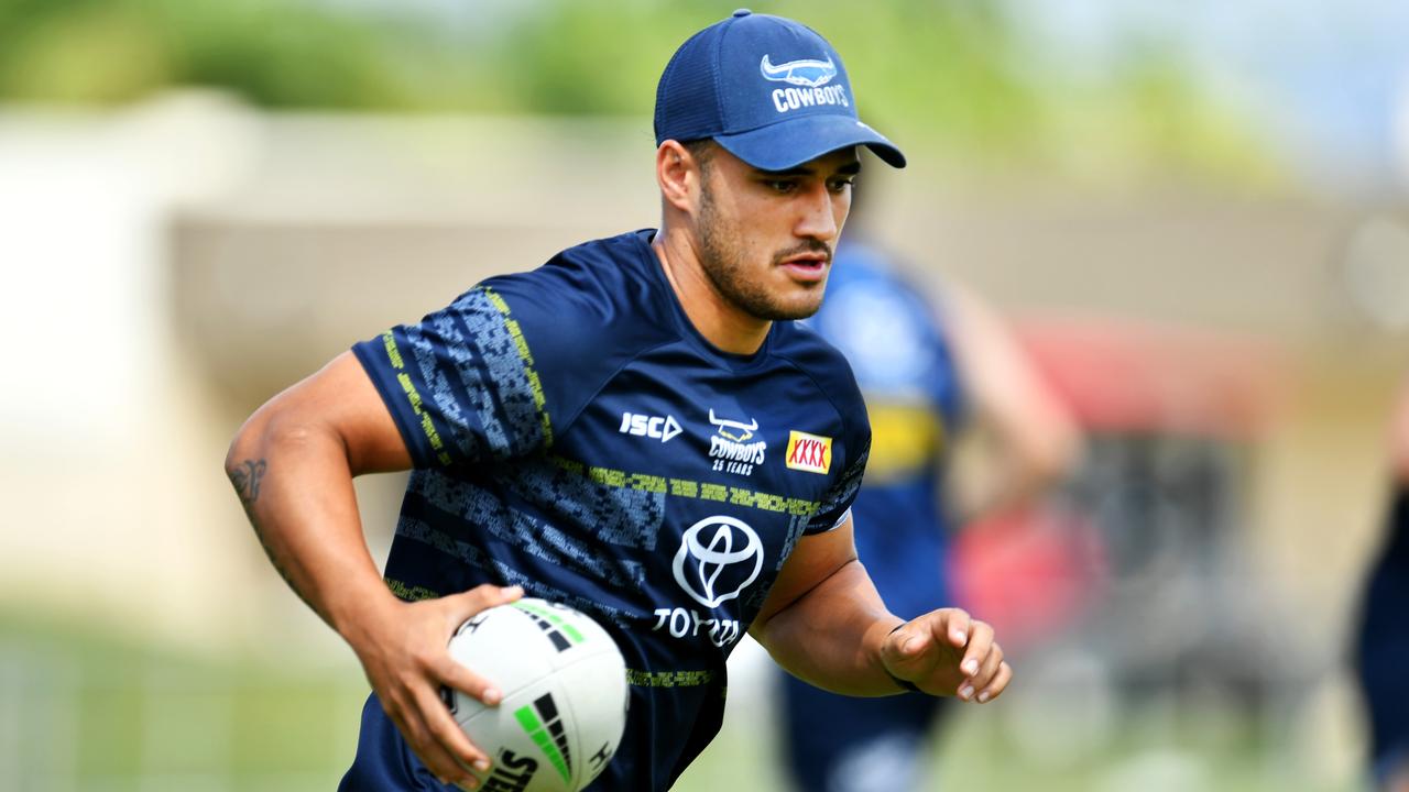 Valentine Holmes will miss the State of Origin series-opener. Picture: Alix Sweeney