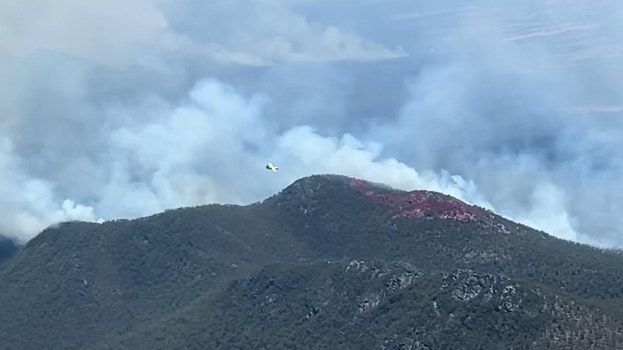 Residents across multiple towns have been told it is too late to leave. Picture: Vic Emergency / Facebook