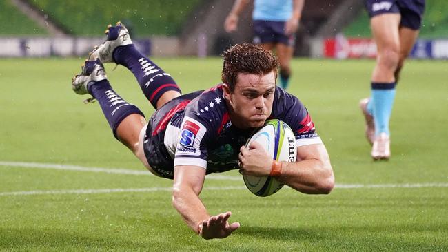 Andrew Kellaway sealed victory for the Rebels with two late tries. Picture: AAP