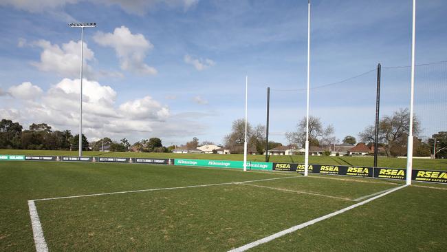 Longer goal squares - from 9m to 18m, were oin display. Pic: Michael Klein