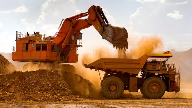 Iron ore giants BHP, Rio Tinto and Fortescue Metals powered the market higher alongside various lithium, coal, and gold names. Picture: Ian Waldie/Bloomberg/Getty Images