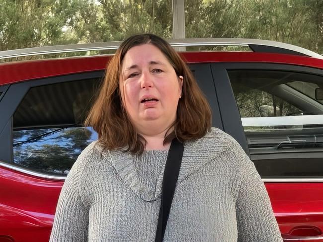 Erin Patterson, the homeowner of where the fatal lunch took place, arrived at her Leongatha property on Monday afternoon. Three people have died from eating mushrooms Picture: Brooke , Grebert-Craig.