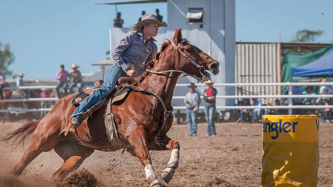 According to APRA, Emerald rider Leanne Caban will be one to watch at the Richmond Rodeo. Picture Chris Dalton