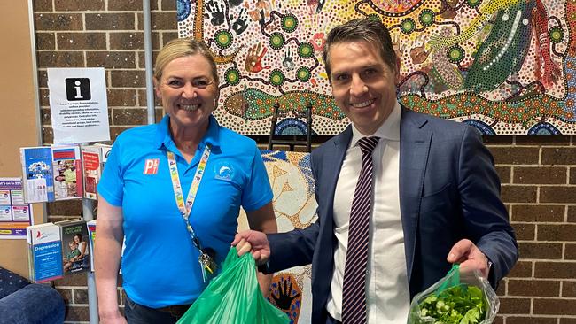 2022 Keira Woman of the Year Cath Daly with Keira MP Ryan Park. Picture: Supplied