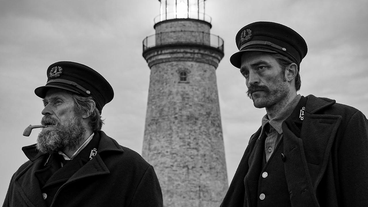 Willem Dafoe and Robert Pattinson in The Lighthouse.