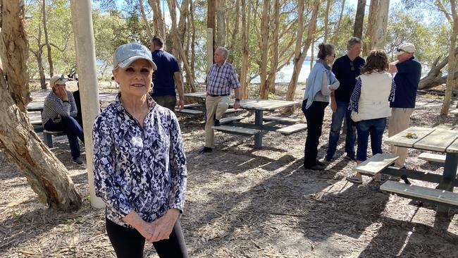 Couran Cove resident Patricia Laverty. Picture: Greg Stolz