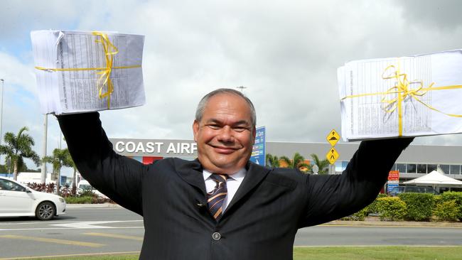 Mayor Tom Tate is pushing for light rail to go south, eventually to the airport and border. Picture Mike Batterham