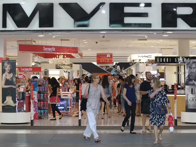 Crowds from the early hours to be first to have access to the millions of sale items at the Myers in Perth for their Stocktake Sale.