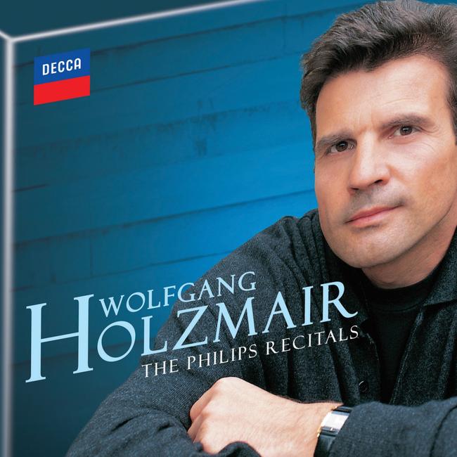 Album artwork for Decca's 2022 box set of Wolfgang Holzmair's complete Philips recitals.