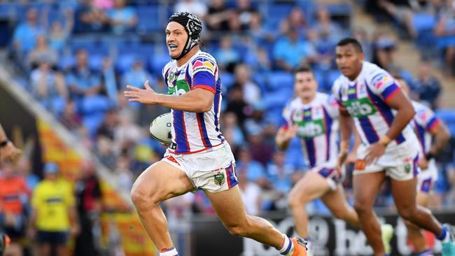 Ponga has found a home in Newcastle this season. (AAP Image/Dave Hunt)