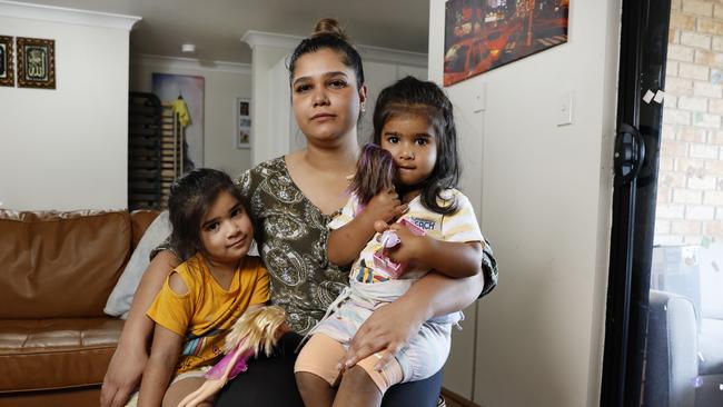 Parents like Western Sydney mum Ridae Fatima who were able to access and afford childcare through the ‘Supporting Families into Early Childhood Education’ pilot program have been left “devastated” by the decision to scrap it. Picture: Richard Dobson