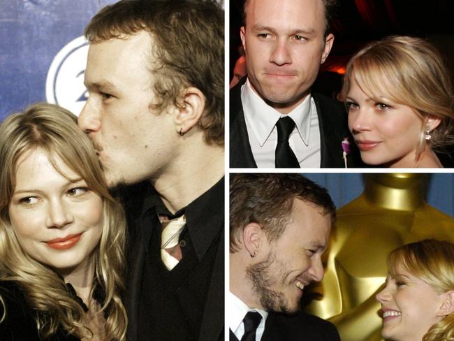Heath Ledger and Michelle Williams