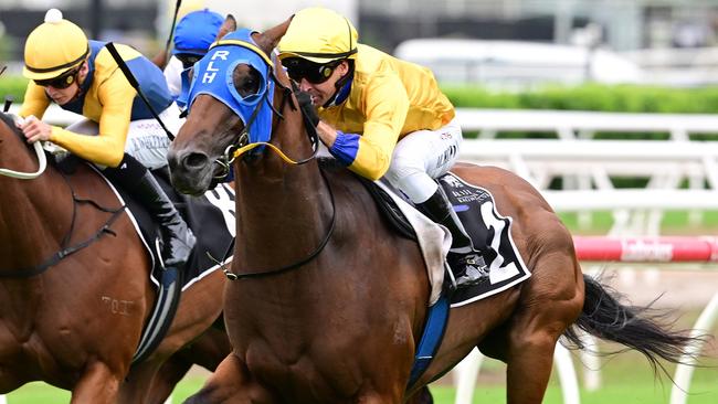 Former trainer Bryan Guy returns to Eagle Farm a winner after his horse Press Link wins at Eagle Farm. Picture: Grant Peters – Trackside Photography