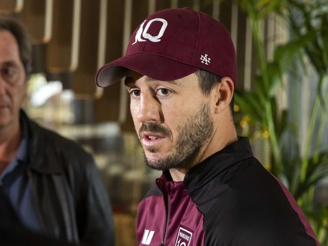 Queenland Maroons Ben Hunt at W Hotel before State of Origin 3 in Brisbane, Tuesday, July 9, 2024 - Picture: Richard Walker