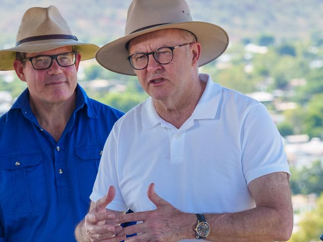 Prime Minister Anthony Albanese embarked on a week-long blitz of Queensland, the Northern Territory and Western Australia. Picture: Supplied by the PMO's Office