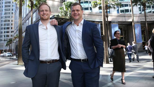 Will and Daniel Roberts are floating their Iris Energy bitcoin miner on the NASDAQ. Picture: Britta Campion