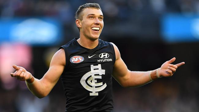 Patrick Cripps is a Brownlow Medal contender again despite Carlton finishing in the bottom three. Picture: AAP Image/Julian Smith.