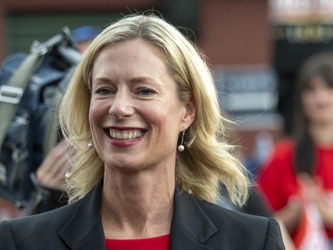 LAUNCESTON, AUSTRALIA - NCA NewsWire Photos - 11 MARCH, 2024: Tasmanian Labor leader Rebecca White (Pictured) attends the Tasmanian Labor Campaign Launch ahead of the State Election. Picture: NCA NewsWire / Rob Burnett