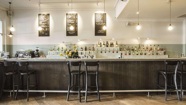 The main bar in Stone’s Throw before the venue was cleared out by liquidators. Photo: Nick Clayton