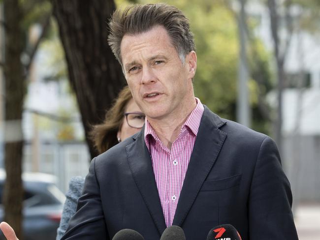 Chris Minns will build more preschools at non-government schools. Picture: NewsWire / Monique Harmer