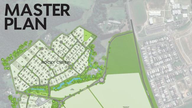 The master plan for the Pinecrest development at Mt Peter. Picture: supplied.