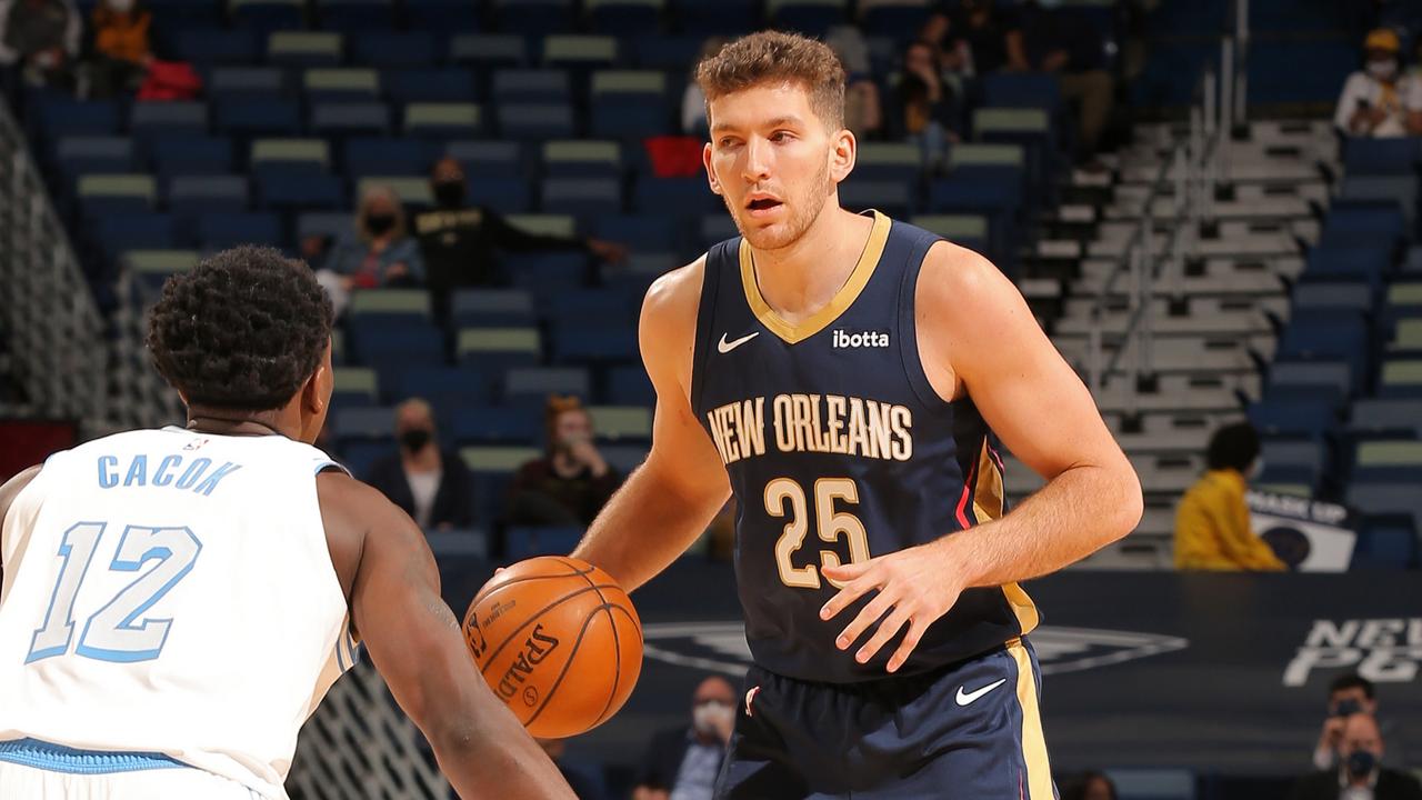 Australia’s newest NBA player: Will Magnay of the New Orleans Pelicans.