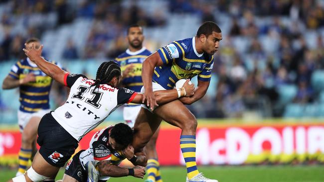 The champ declared Parramatta's Peni Terepo as his buy of the year. Picture: Brett Costello