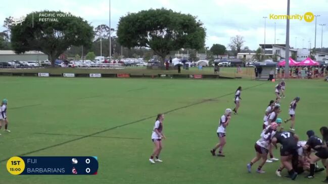 Replay: Qld Kiwis v Qld Barbarians (U14 Girls) - Pacific Youth Rugby Festival Day 1