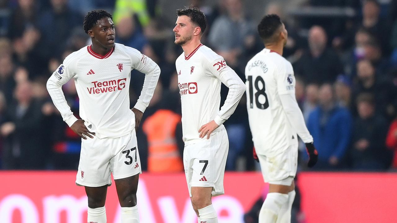 Manchester United copped a heavy defeat away to Crystal Palace. (Photo by Justin Setterfield/Getty Images)